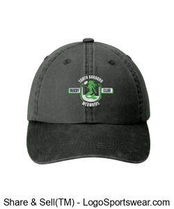 Port Authority Garment Washed Cap Design Zoom