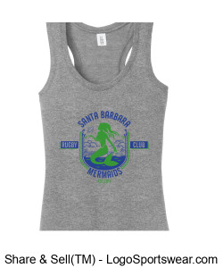 'Santa Barbara Rugby' Tank Design Zoom